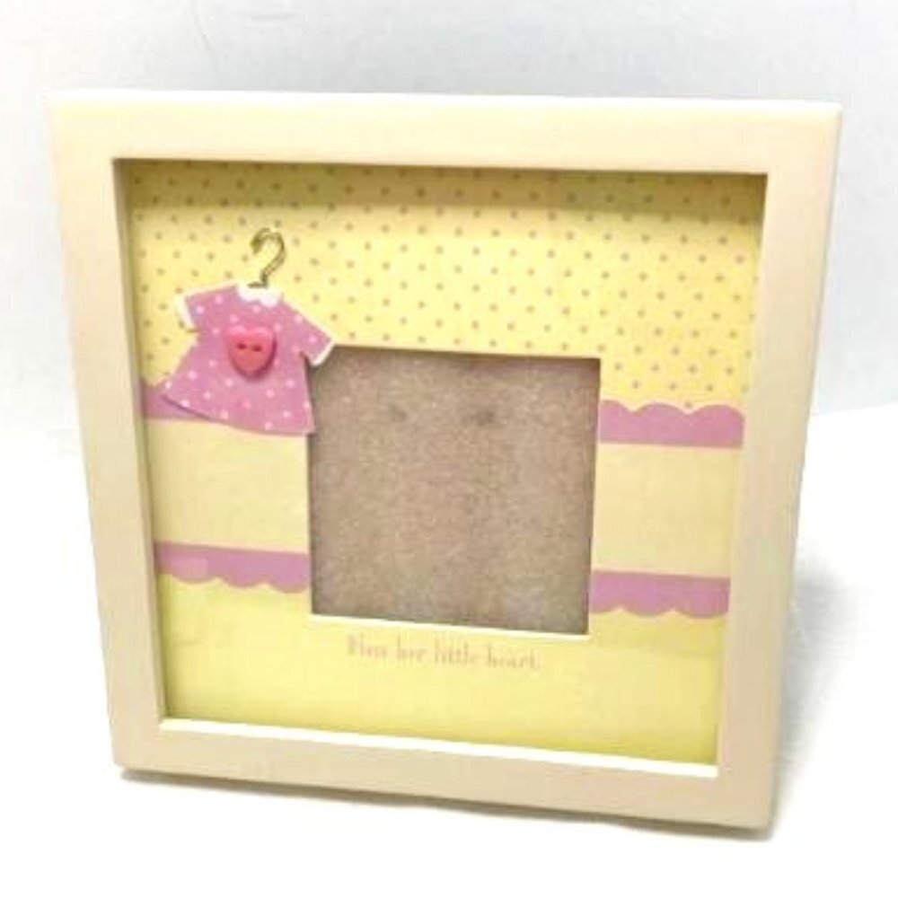 Hallmark Bless Her Little Heart Picture Frame Wood Holds 3 x 3 Photo
